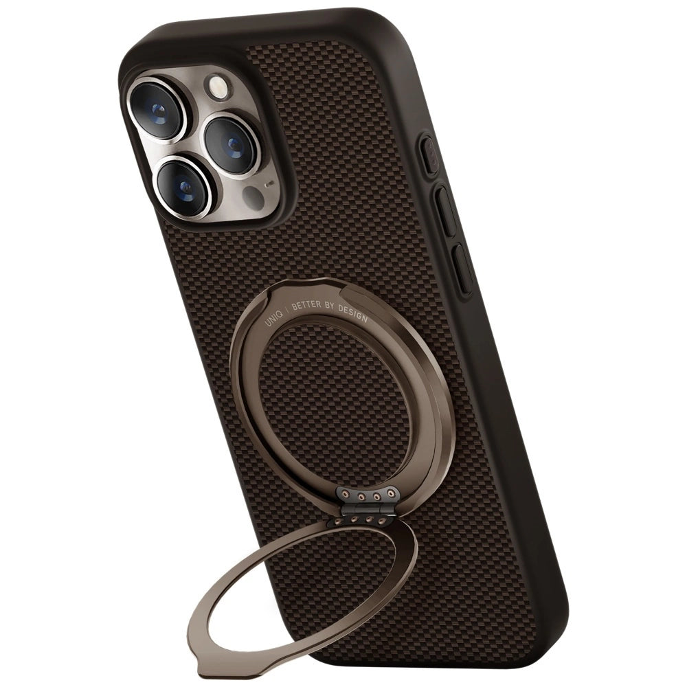 Uniq Keva Air Magclick Charging GripFit Case for iPhone 16 Pro Max - Brown_1