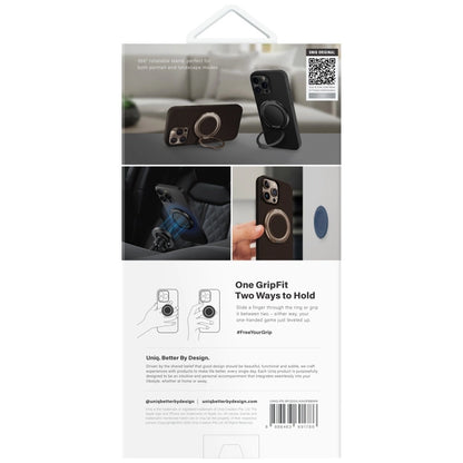 Uniq Keva Air Magclick Charging GripFit Case for iPhone 16 Pro Max - Brown_5