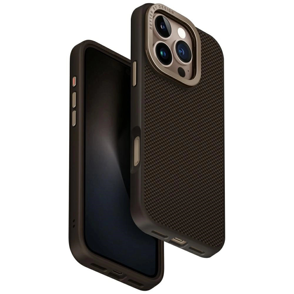 Uniq Keva Max Magclick Charging Camera Stand Case for iPhone 16 Pro - Brown_0