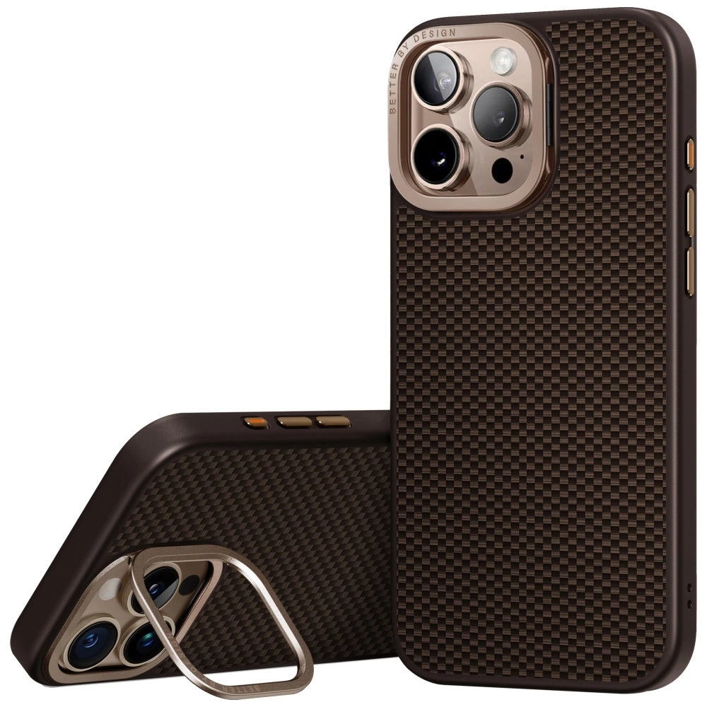 Uniq Keva Max Magclick Charging Camera Stand Case for iPhone 16 Pro - Brown_1