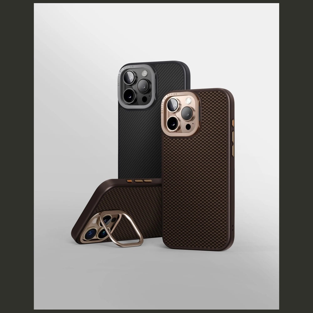 Uniq Keva Max Magclick Charging Camera Stand Case for iPhone 16 Pro - Brown_6