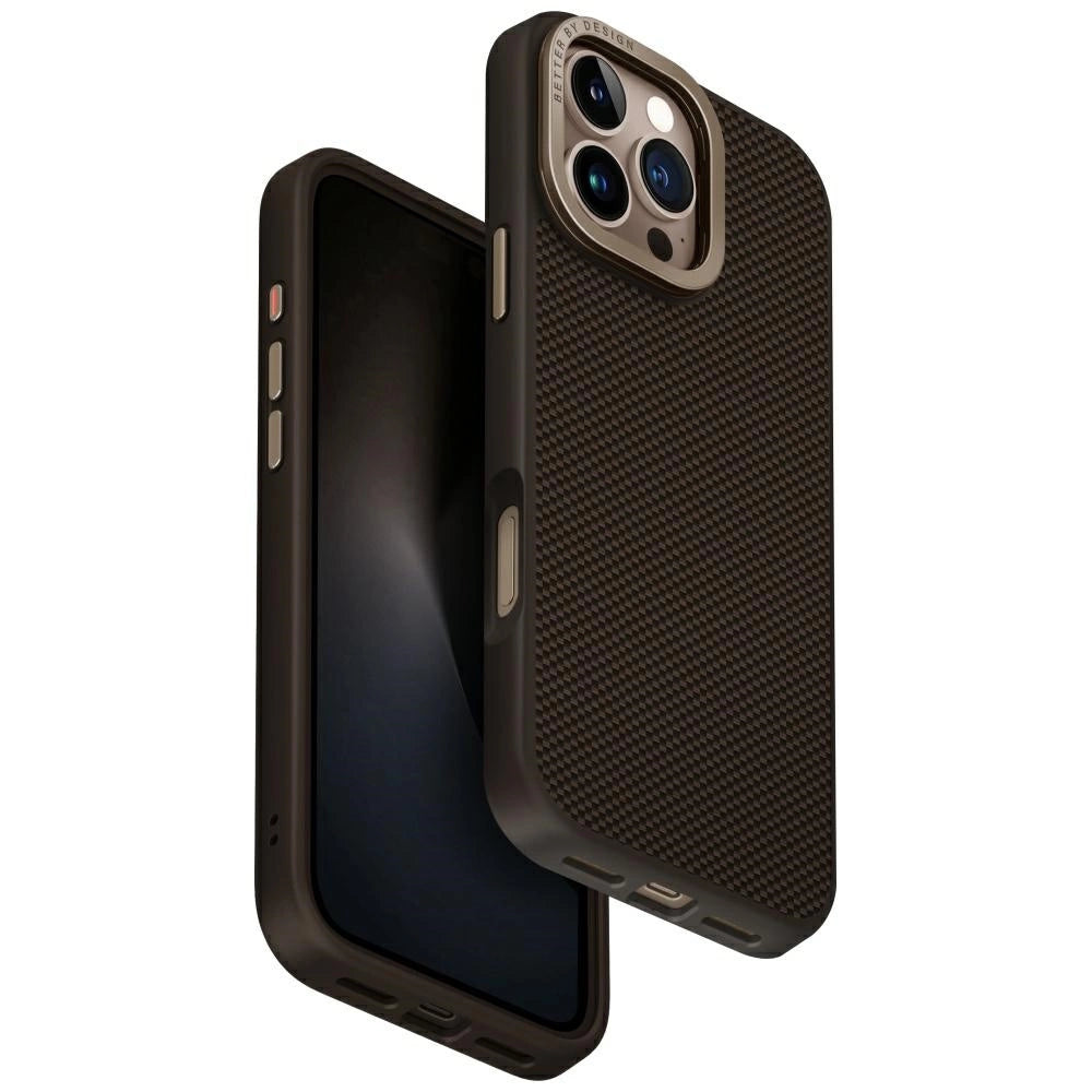 Uniq Keva Max Magclick Charging Camera Stand Case for iPhone 16 Pro Max - Brown_0