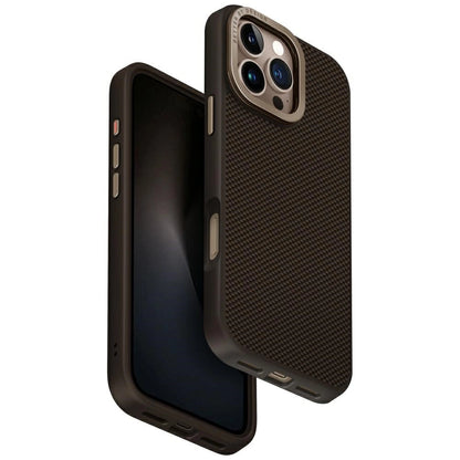 Uniq Keva Max Magclick Charging Camera Stand Case for iPhone 16 Pro Max - Brown_0