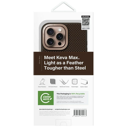 Uniq Keva Max Magclick Charging Camera Stand Case for iPhone 16 Pro Max - Brown_8