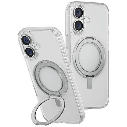 Uniq Swivix 360 Rotating Kickstand Case for iPhone 16 Plus - Clear_0