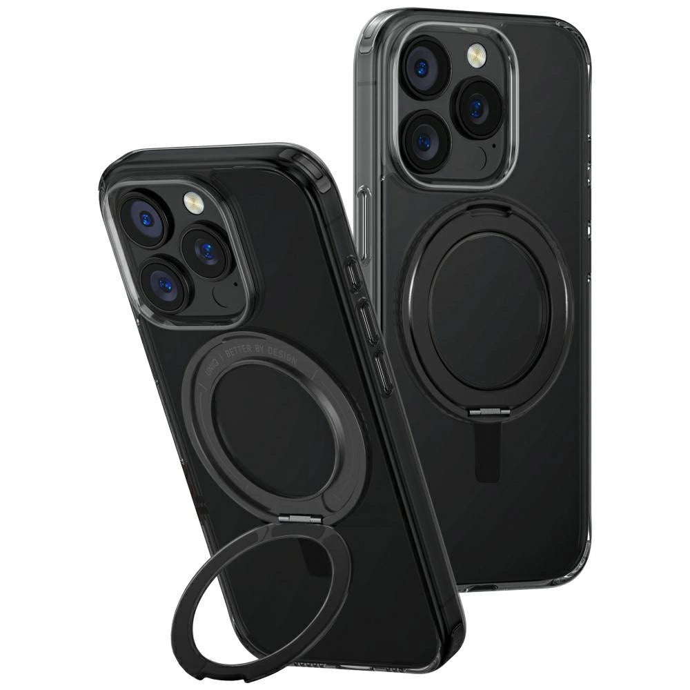 Uniq Swivix 360 Rotating Kickstand Case for iPhone 16 Pro - Black_0