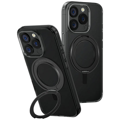 Uniq Swivix 360 Rotating Kickstand Case for iPhone 16 Pro - Black_0