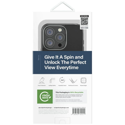 Uniq Swivix 360 Rotating Kickstand Case for iPhone 16 Pro - Black_5