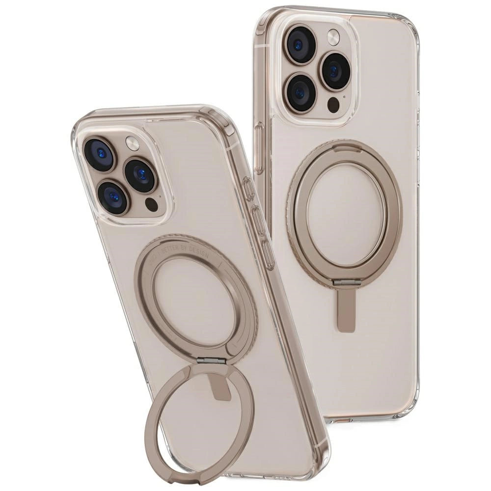 Uniq Swivix 360 Rotating Kickstand Case for iPhone 16 Pro Max - Gold_0