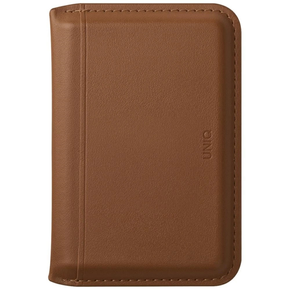 Uniq Lyden DS RFID Magnetic Wallet with Phone Stand - Brown_0