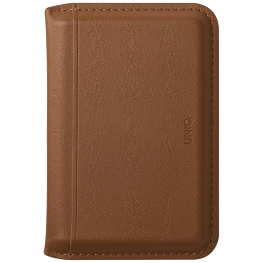 Uniq Lyden DS RFID Magnetic Wallet with Phone Stand - Brown_0