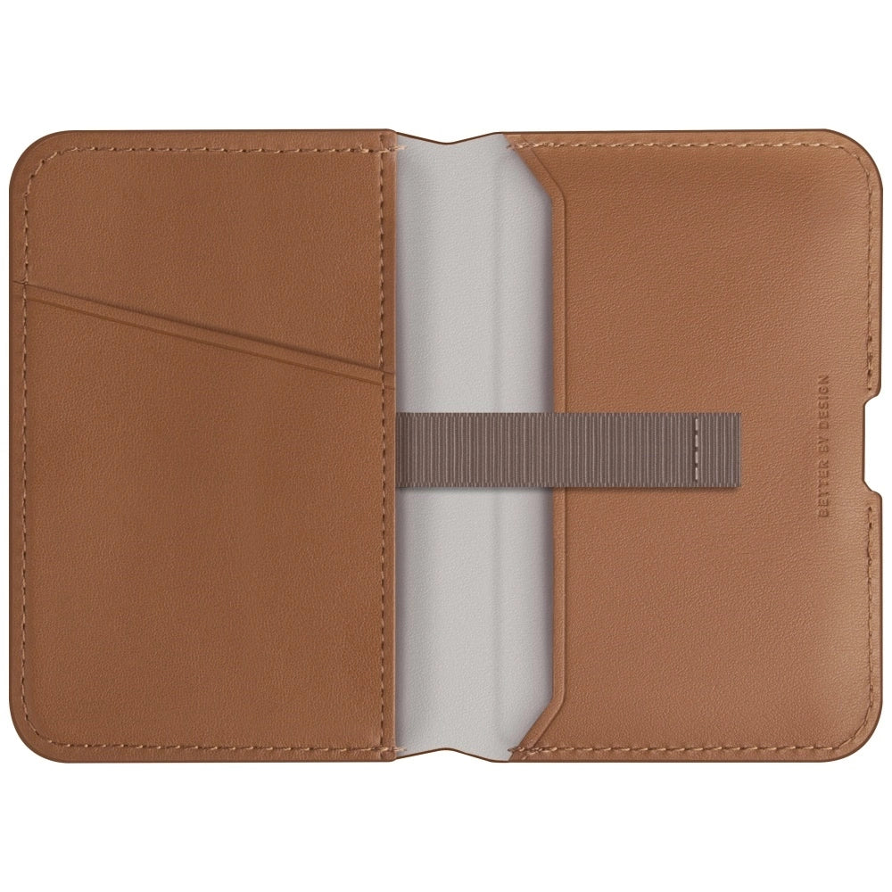 Uniq Lyden DS RFID Magnetic Wallet with Phone Stand - Brown_1
