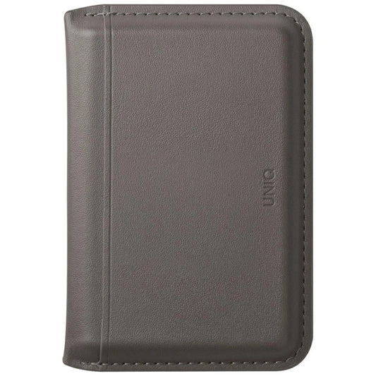 Uniq Lyden DS RFID Magnetic Wallet with Phone Stand - Gray_0