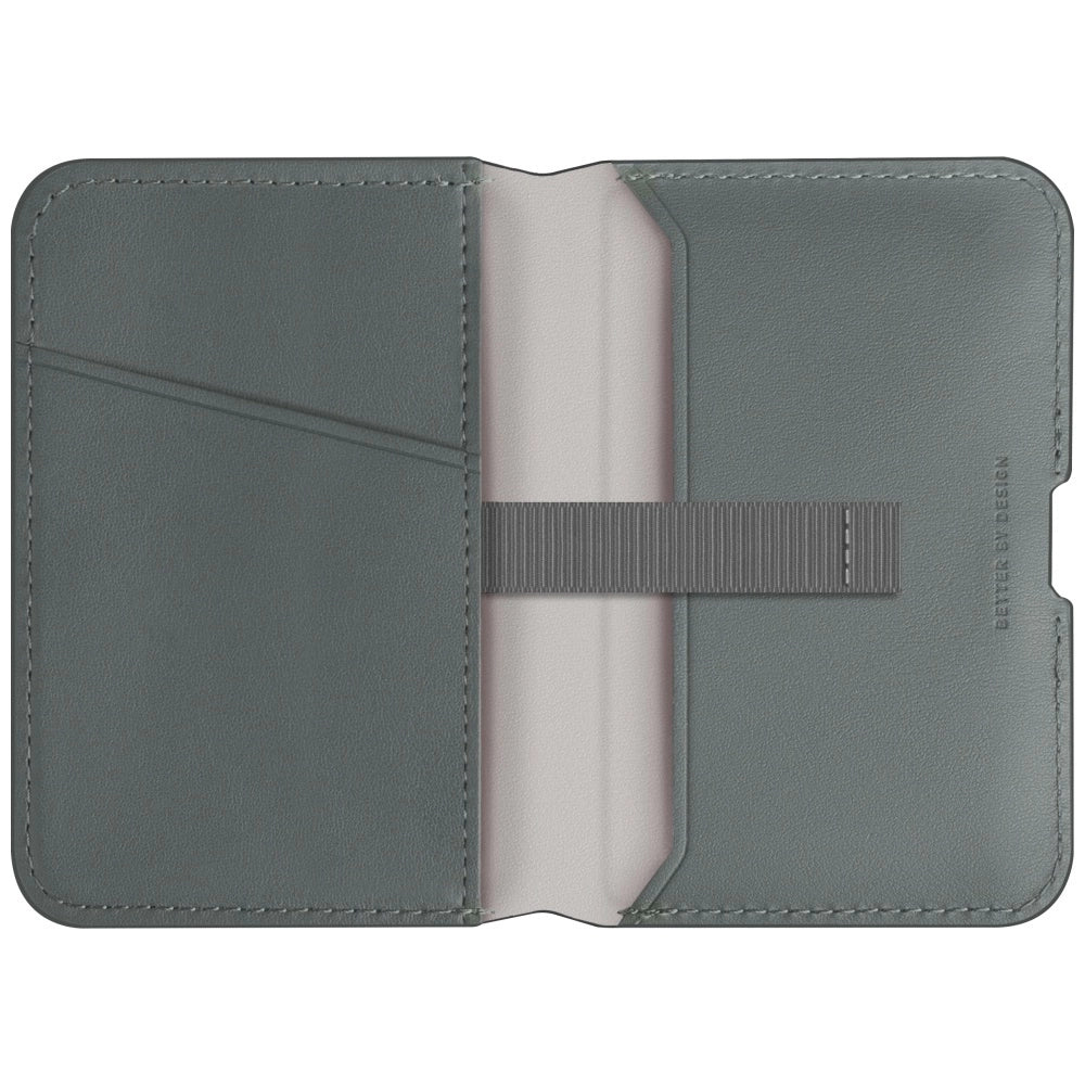 Uniq Lyden DS RFID Magnetic Wallet with Phone Stand - Green_1