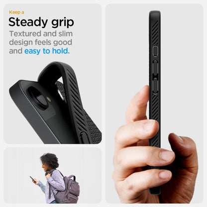 Spigen Liquid Air Mag MagSafe iPhone 16e Case - Matte Black_13