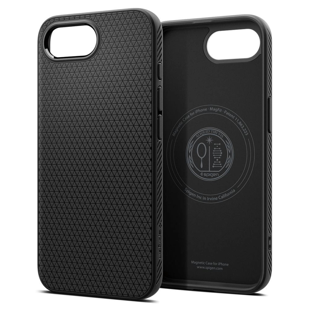 Spigen Liquid Air Mag MagSafe iPhone 16e Case - Matte Black_1