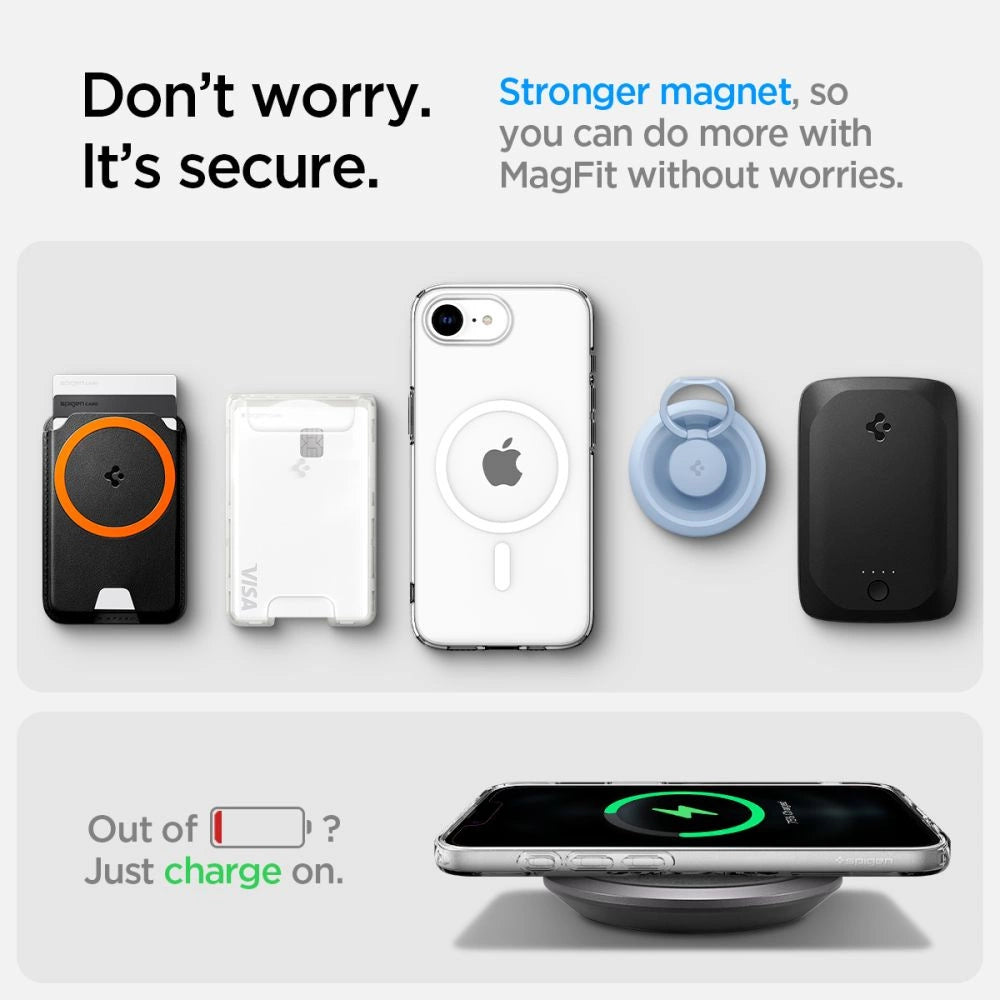 Spigen Liquid Crystal Mag MagSafe iPhone 16e Case - Clear_11