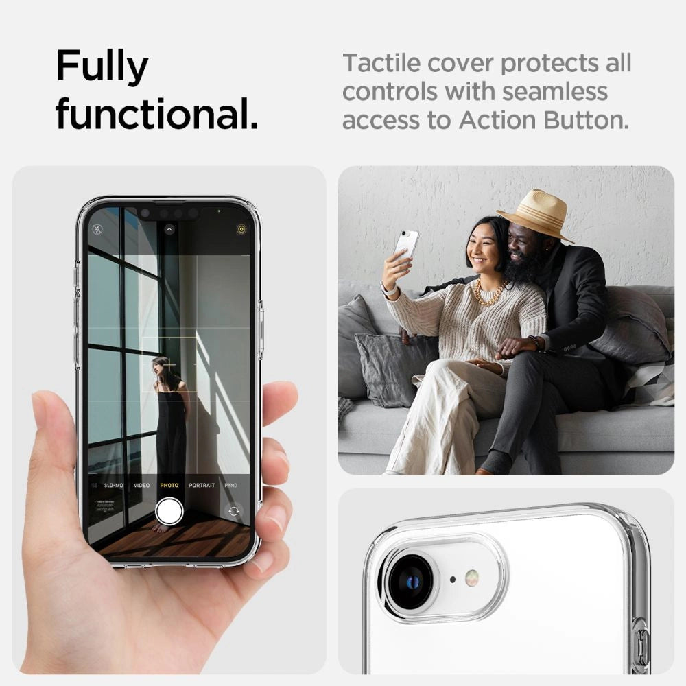 Spigen Liquid Crystal Mag MagSafe iPhone 16e Case - Clear_12