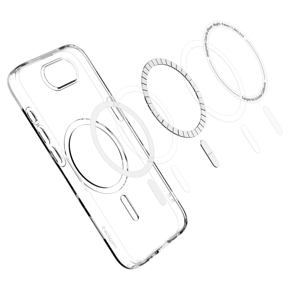 Spigen Liquid Crystal Mag MagSafe iPhone 16e Case - Clear_5