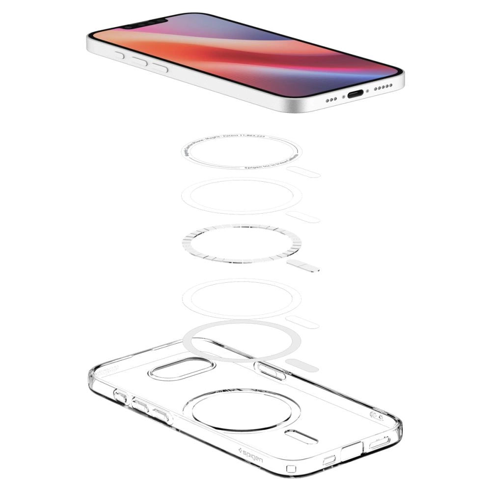 Spigen Liquid Crystal Mag MagSafe iPhone 16e Case - Clear_7