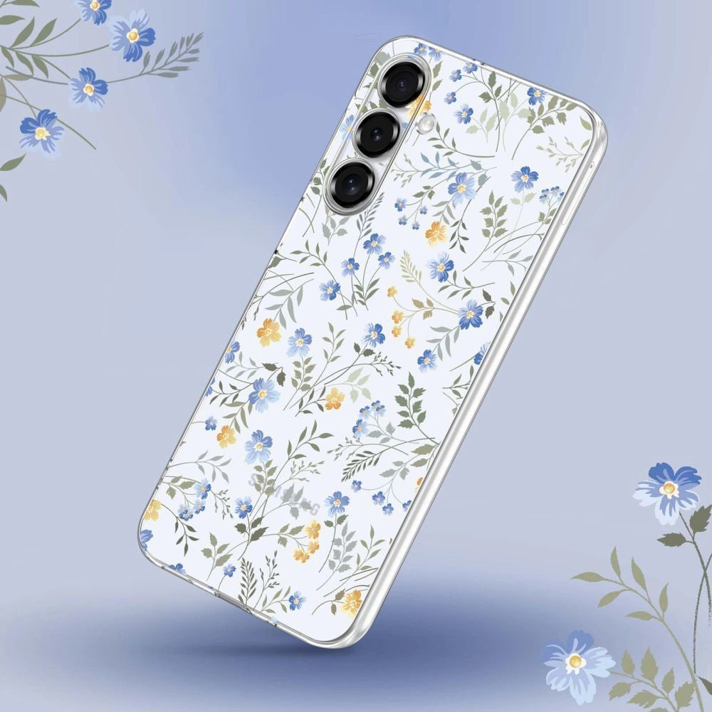 Tech-Protect FlexAir Case for Samsung Galaxy A56 5G - Daisies with Leaves_1