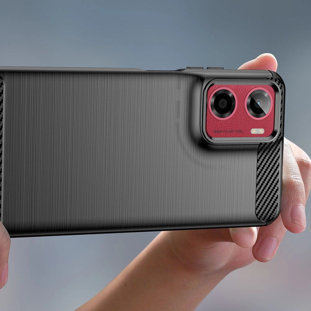 Tech-Protect TPUCarbon Case for Motorola Moto G05 / E15 - Black_3