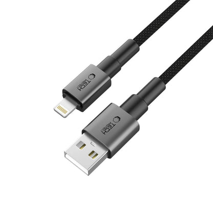 Tech-Protect Ultraboost DNA USB-A / Lightning cable 12W/2.4A 25 cm - gray_1