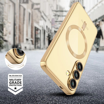 Tech-Protect MagFlex MagSafe Case for Samsung Galaxy A56 5G - Transparent Gold_3