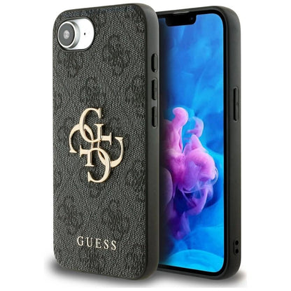 Guess 4G Big Logo iPhone 16e Case - Black_0