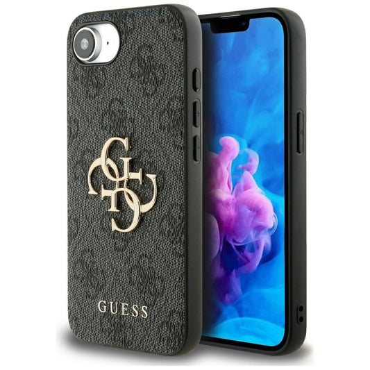 Guess 4G Big Logo iPhone 16e Case - Black_0