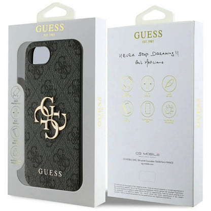Guess 4G Big Logo iPhone 16e Case - Black_7