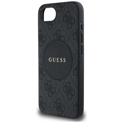 Guess 4G Circle Classic Logo MagSafe case for iPhone 16e - black_5