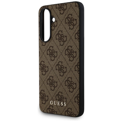 Guess 4G Metal Gold Logo Case for Samsung Galaxy A36 - Brown_4