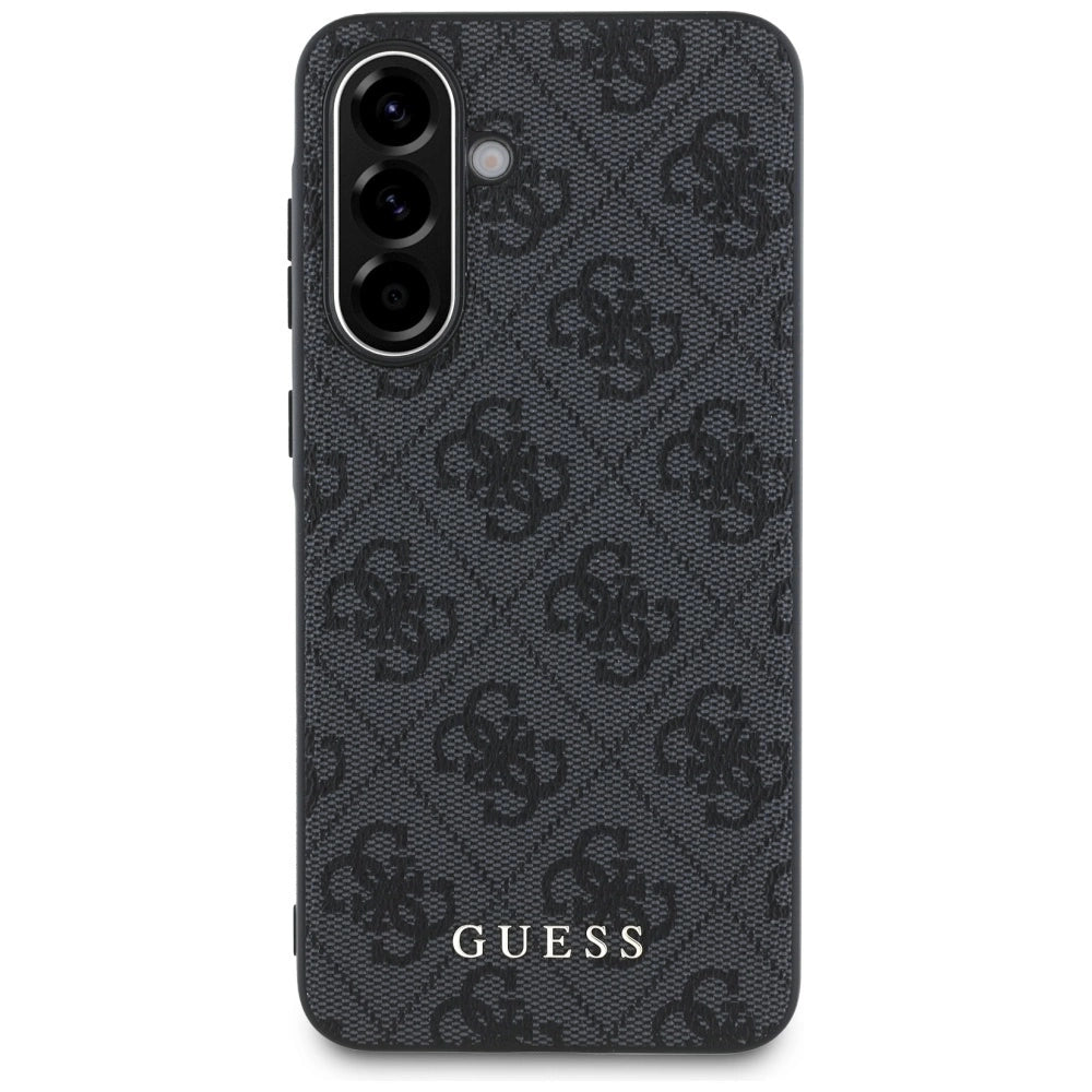 Guess 4G Metal Gold Logo Case for Samsung Galaxy A56 - Black_1