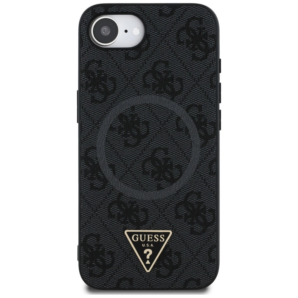 Guess 4G Ring Triangle Logo MagSafe case for iPhone 16e - black_2