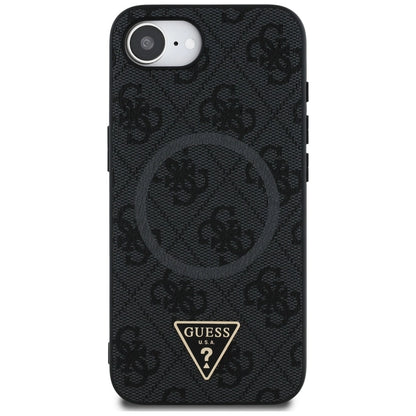 Guess 4G Ring Triangle Logo MagSafe case for iPhone 16e - black_2