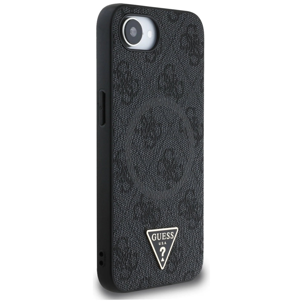 Guess 4G Ring Triangle Logo MagSafe case for iPhone 16e - black_3
