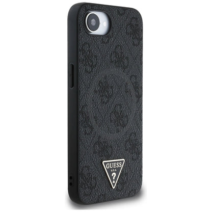 Guess 4G Ring Triangle Logo MagSafe case for iPhone 16e - black_3