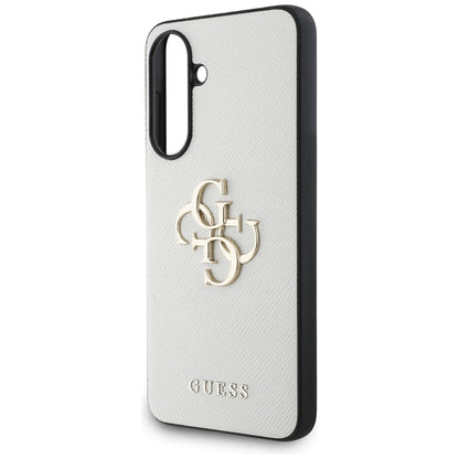Guess Grained Big 4G Logo Small Classic Logo case for Samsung Galaxy A56 - beige_4