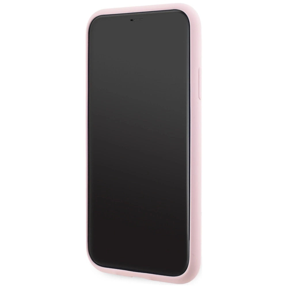 Karl Lagerfeld Silicone Karl&amp;Choupette MagSafe iPhone 11 Case - Pink_4