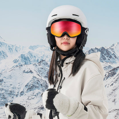 Qunature Black Ski Goggles Kids (Size M/L) - Black - OUTLET_8