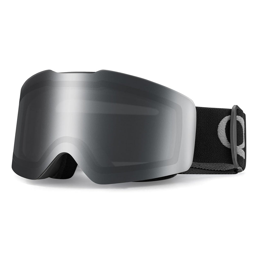 Qunature Black Frameless Ski Goggles - Black - OUTLET_0