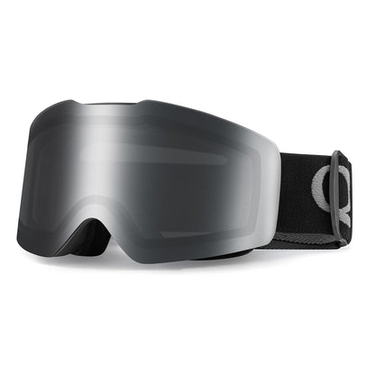 Qunature Black Frameless Ski Goggles - Black - OUTLET_0