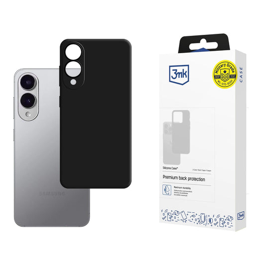 3mk Silicone Case for Samsung Galaxy S25 Edge - Black_0