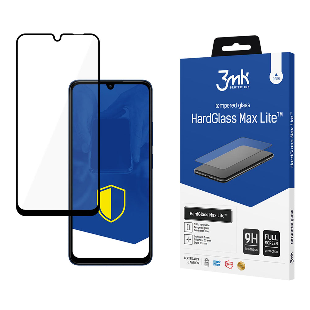 3mk HardGlass Max Lite Black Tempered Glass for Xiaomi Redmi 14C / Xiaomi Poco C75 / Xiaomi Redmi A4 5G_0