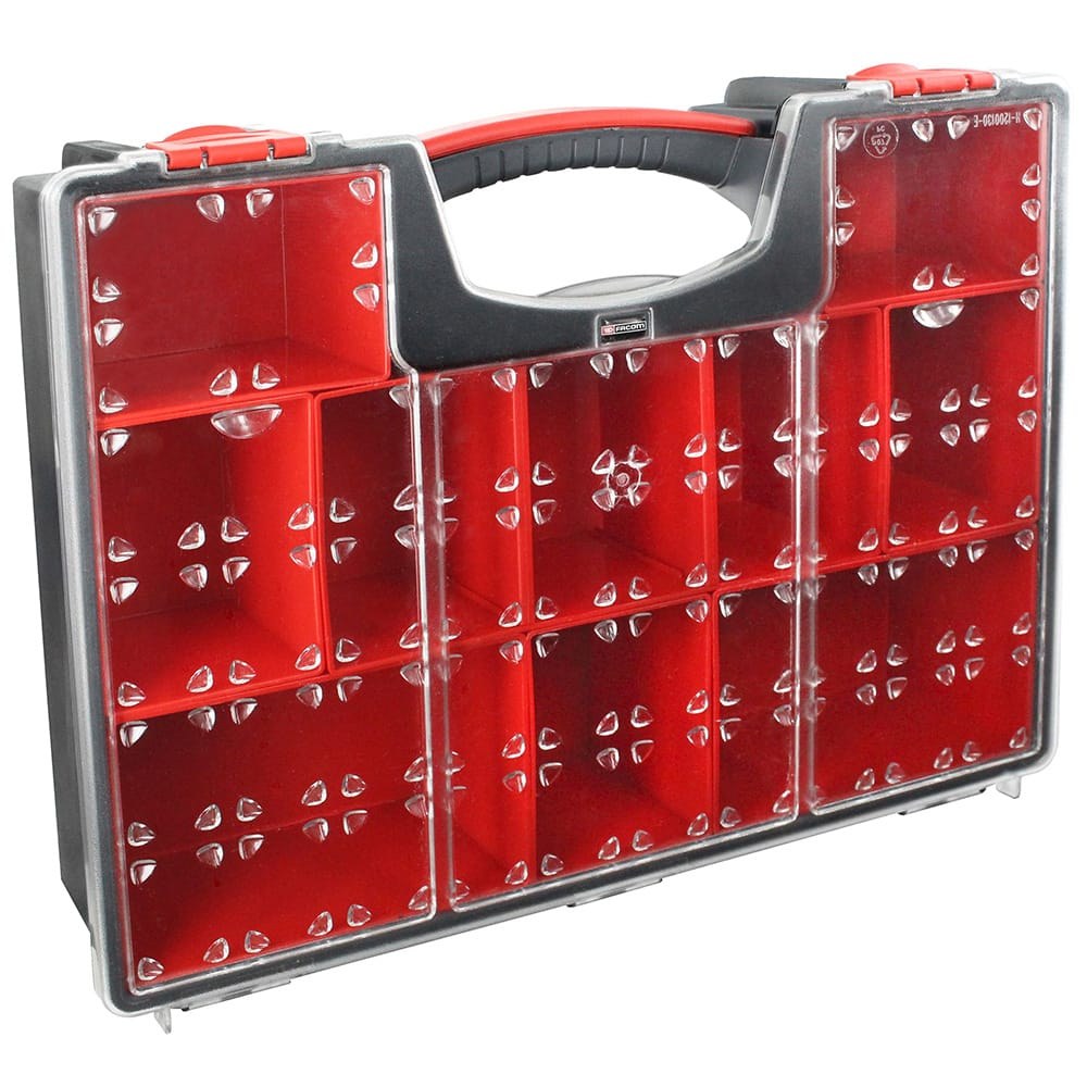 Organizador com 8 compartimentos removÃ­veis e divisÃ­veis, 42,2 x 10,6 x 33,5 cm_0