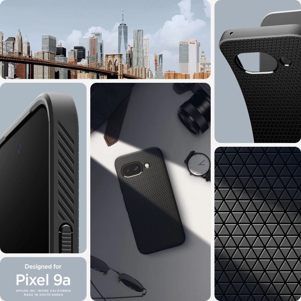 Spigen Liquid Air Case for Google Pixel 9A - Matte Black_11