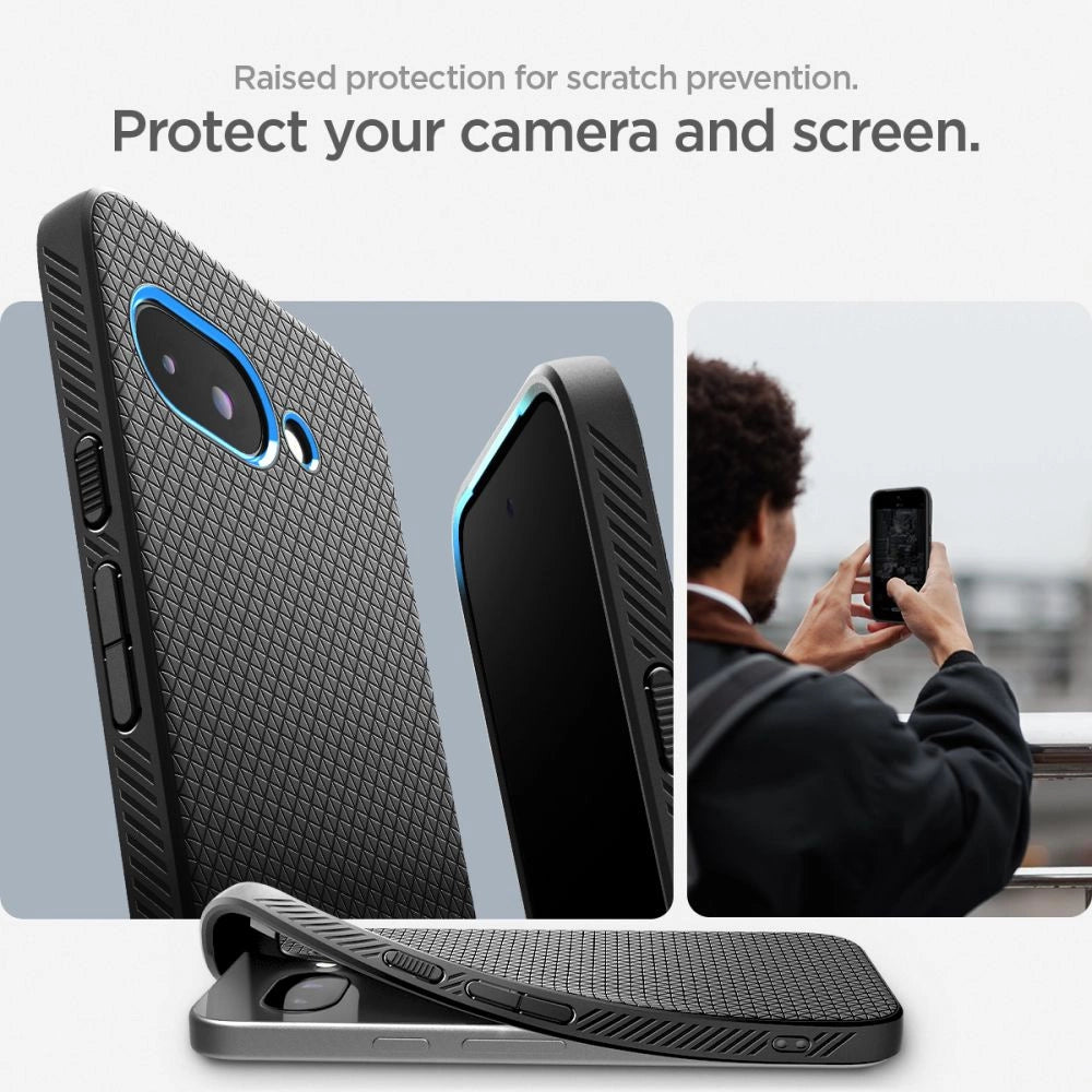 Spigen Liquid Air Case for Google Pixel 9A - Matte Black_14