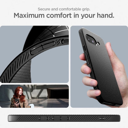 Spigen Liquid Air Case for Google Pixel 9A - Matte Black_15