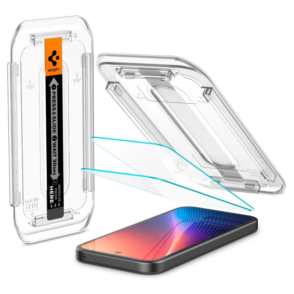 Spigen Glas.TR &quot;Ez Fit&quot; Tempered Glass 2-pack for Google Pixel 9A - Clear_1